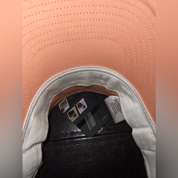 ADIDAS UNI-SEX VISOR W-PRO STRETCH COLOR PEACH  SIZE SMALL NWT - Picture 4 of 9